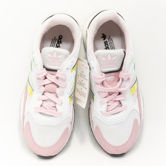 NEW Adidas Originals Tresc Run Rose/Pink Iridescen - Picture 6 of 9